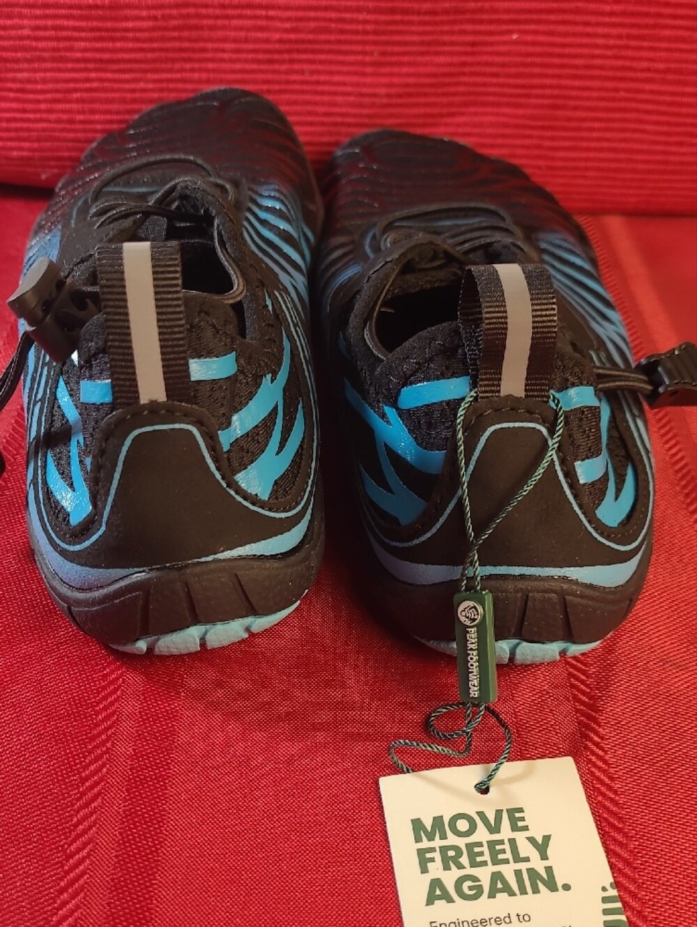 NWT Peak Footwear Lorax Pro Barefoot Shoes Black Teal Size 6 - Picture 5 of 11